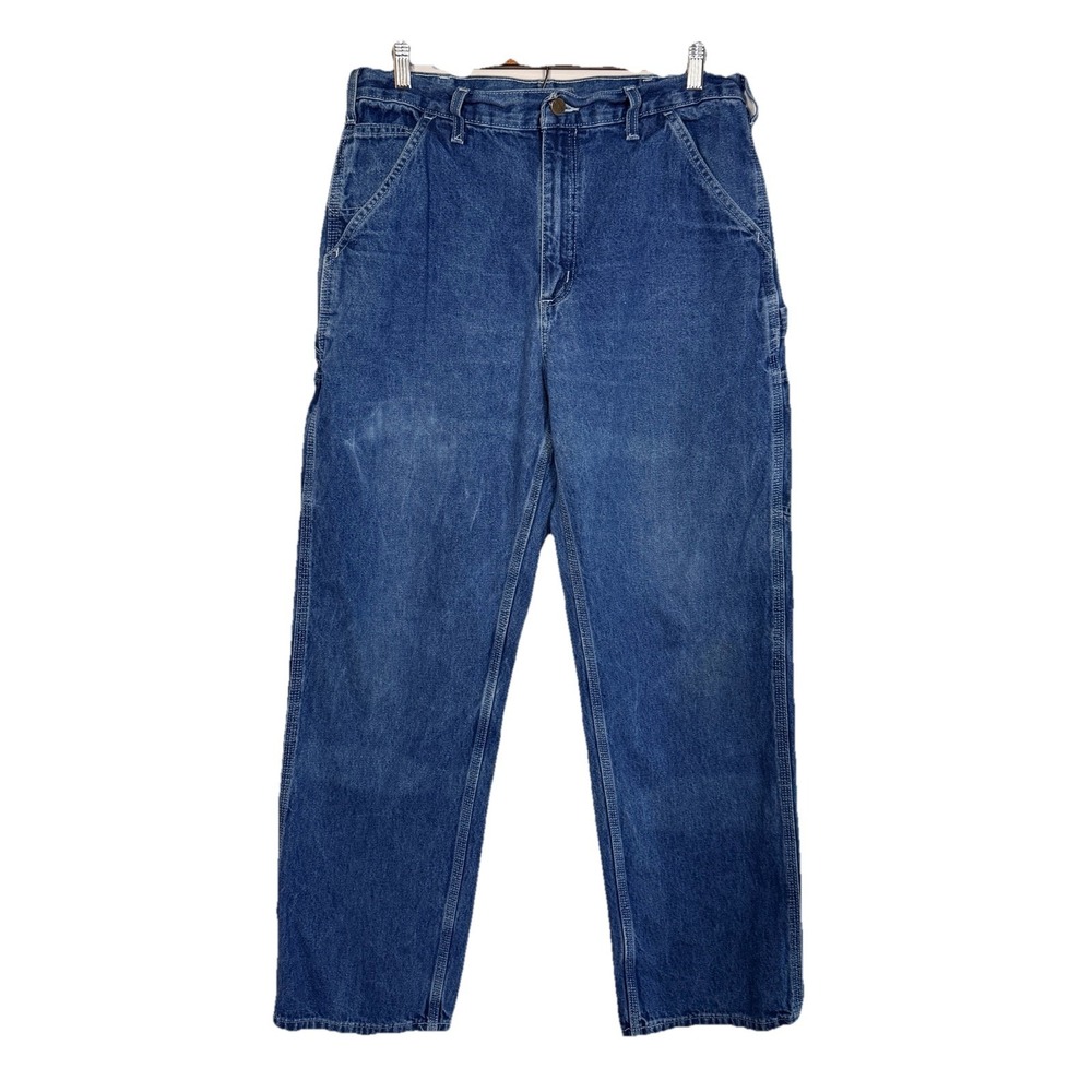 Vintage Carhartt Men's 34x31 Carpenter Jeans Work Hammer Pocket 117873-B